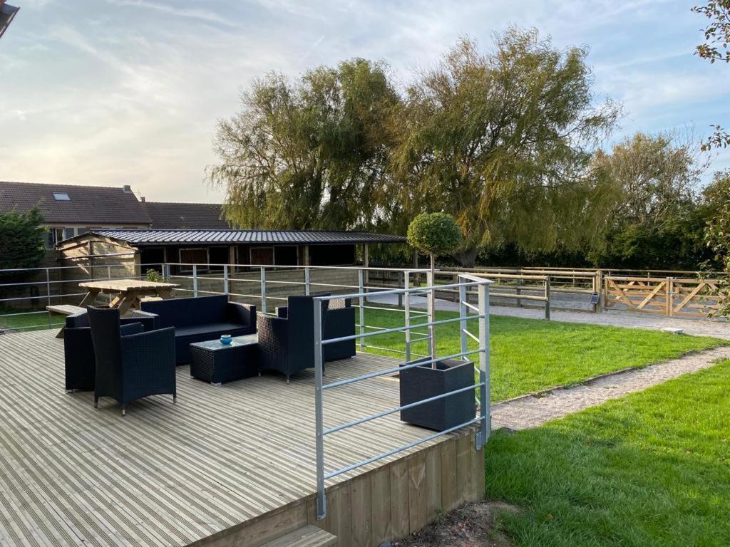 Вилла Haras De Connincthun Beuvrequen Экстерьер фото
